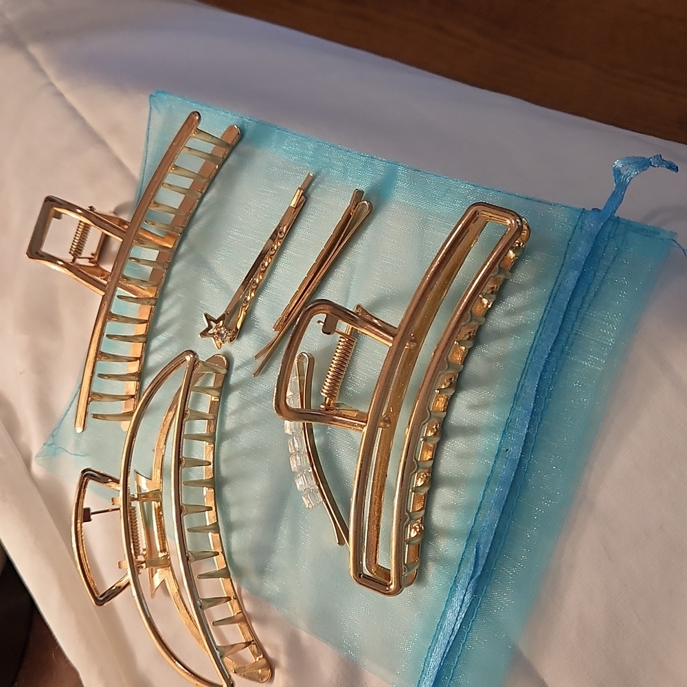 Set of hair clips
